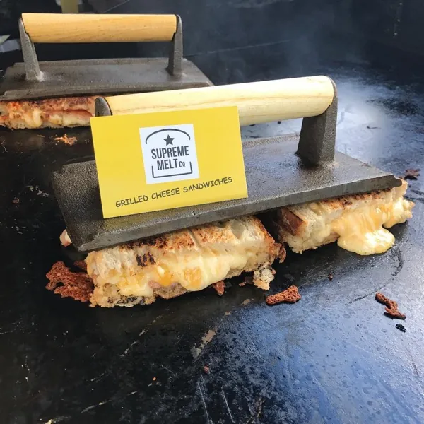 Supreme Melt gourmet grilled cheese sandwich
